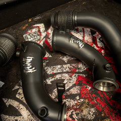 Kies-Motorsports Rvng RaceWorks Rvng (F90,F91,F92,F93) M5 & M8 S63 XL Flow Series 3.5” inlet Downpipes