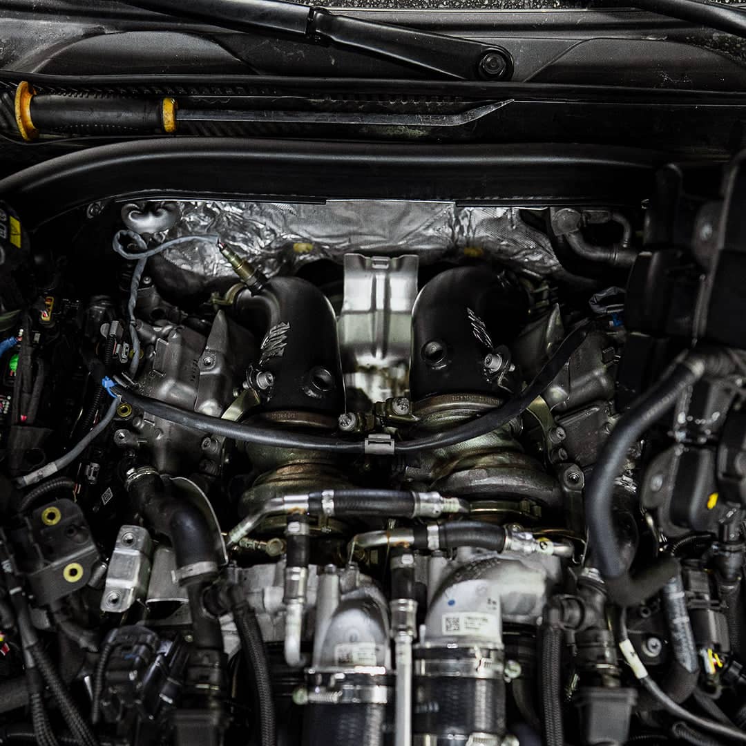 Kies-Motorsports Rvng RaceWorks Rvng (F90,F91,F92,F93) M5 & M8 S63 XL Flow Series 3.5” inlet Downpipes