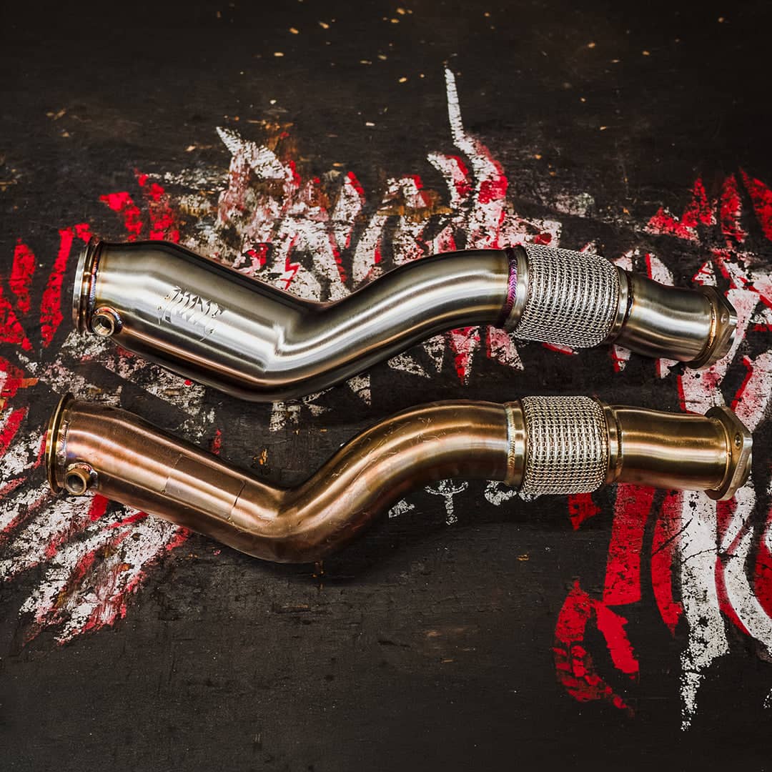 Kies-Motorsports Rvng RaceWorks Rvng (G80,G82, G87) G8X/S58 HydroFlow 5” Catless Downpipes
