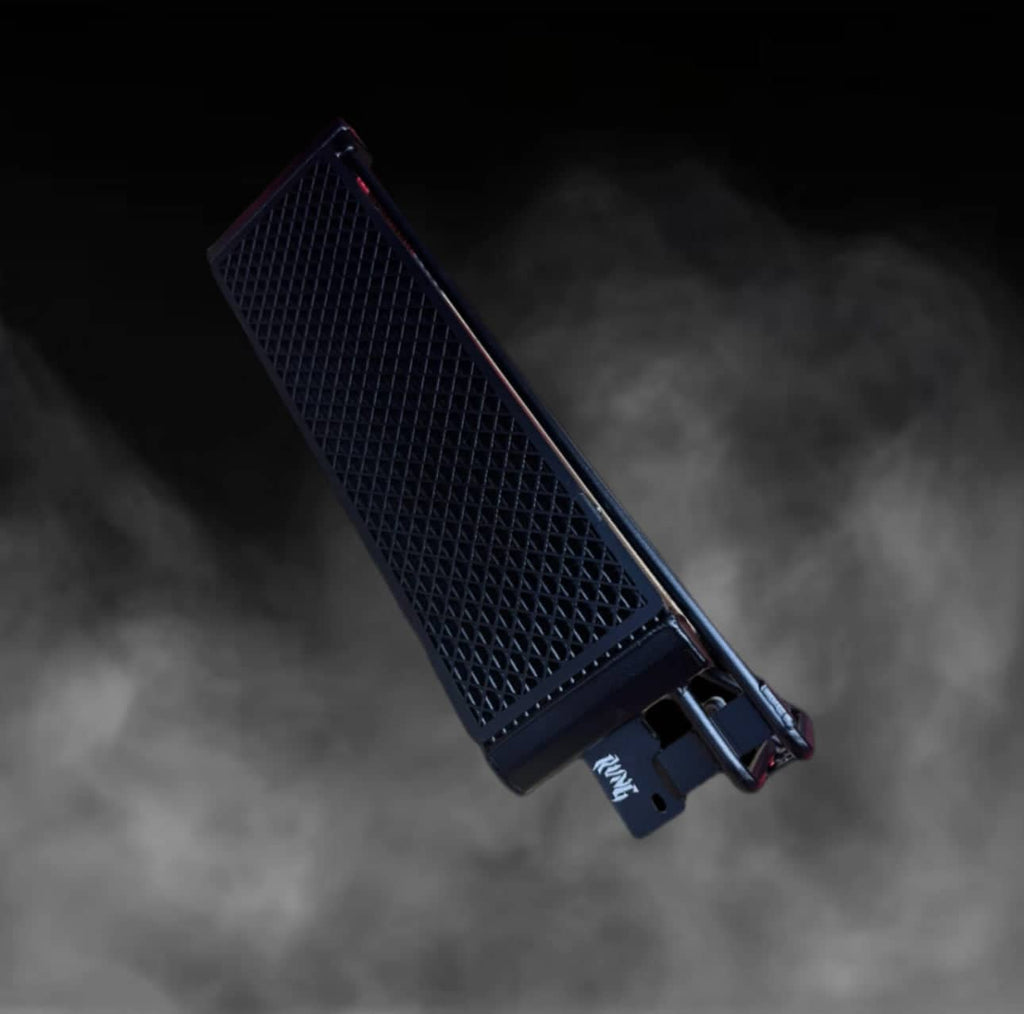 Kies-Motorsports Rvng RaceWorks Rvng (G80,G82,G87) S58 Upgraded Core Transmission Oil Cooler w/ Built in Rock Guard