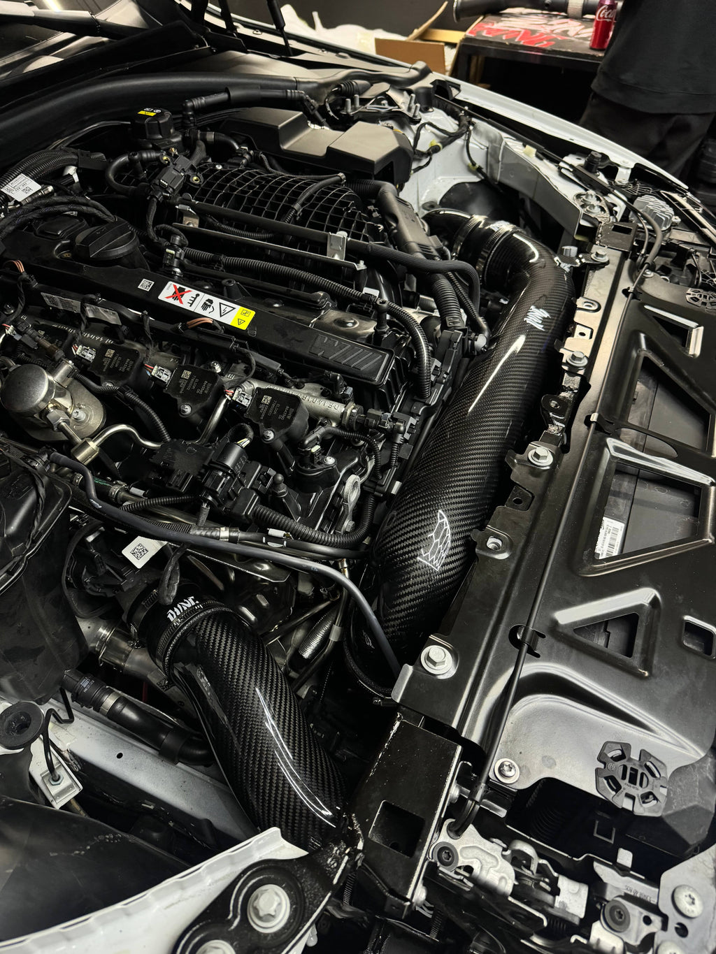 Kies-Motorsports Rvng RaceWorks Rvng (G80,G82,G87) V2 S58 Full Carbon Front Mount Intake Kit
