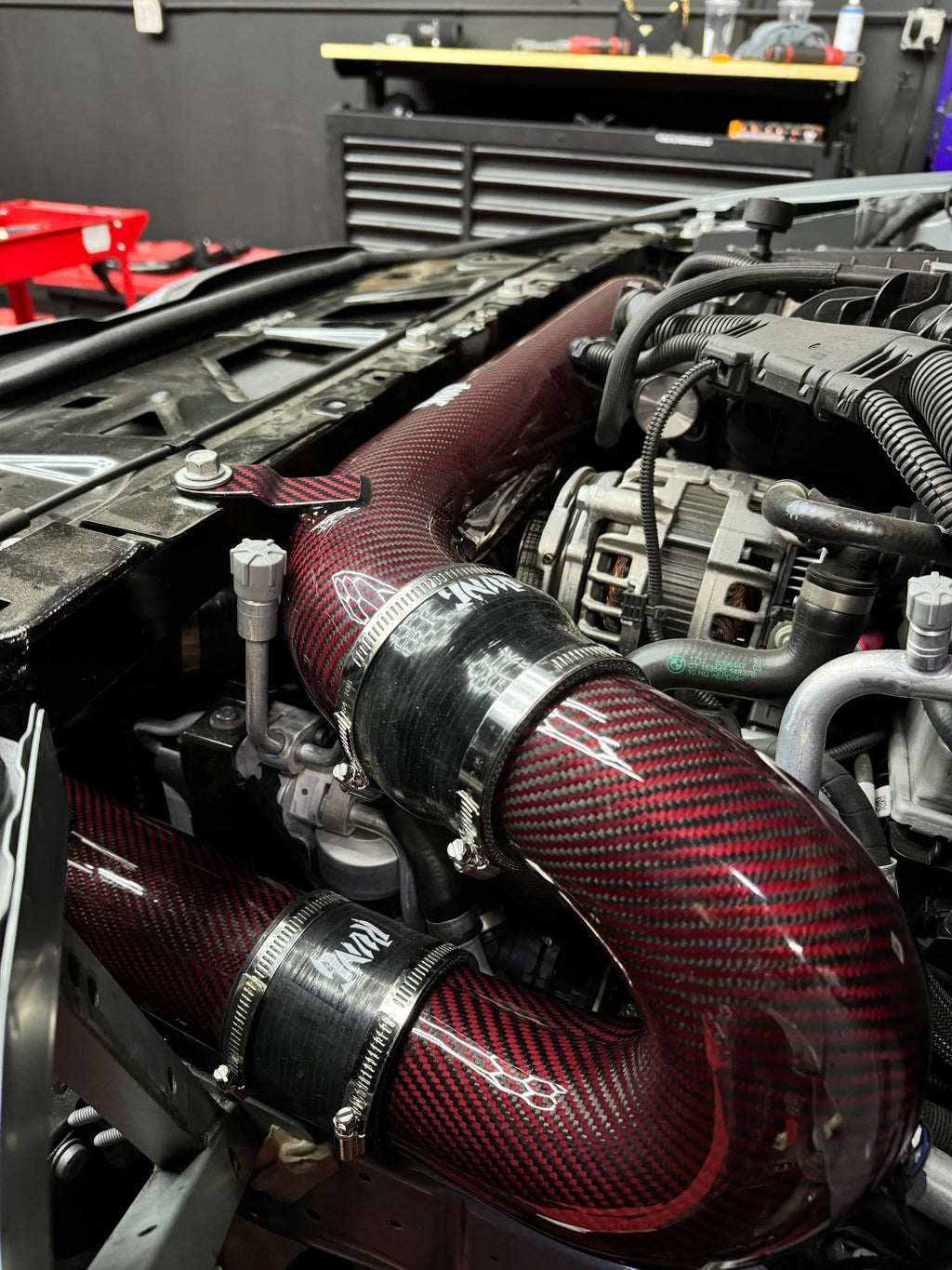 Kies-Motorsports Rvng RaceWorks Rvng (G80,G82,G87) V2 S58 Full Carbon Front Mount Intake Kit