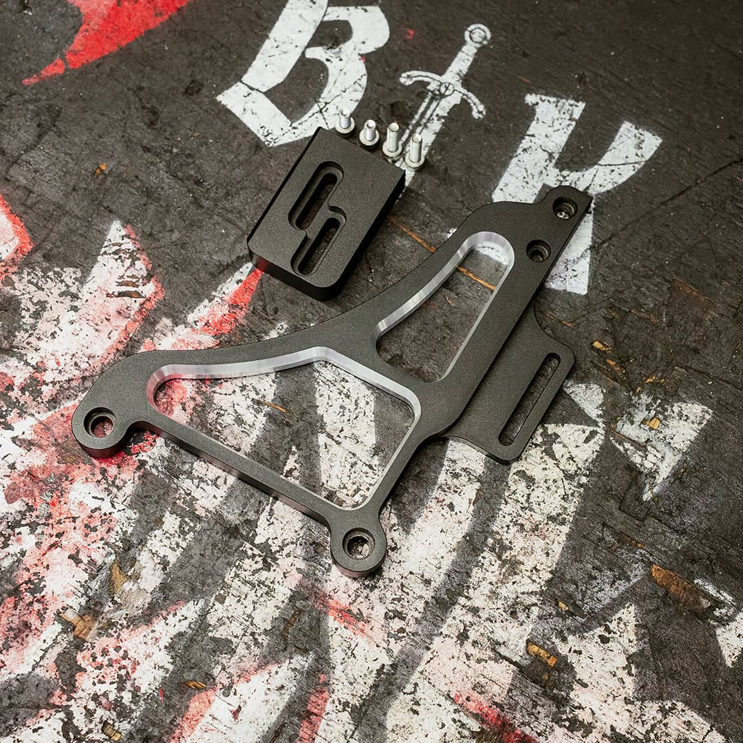 Kies-Motorsports Rvng RaceWorks Rvng S58 Single Turbo Expansion Tank and Catch-can Relocation Bracket