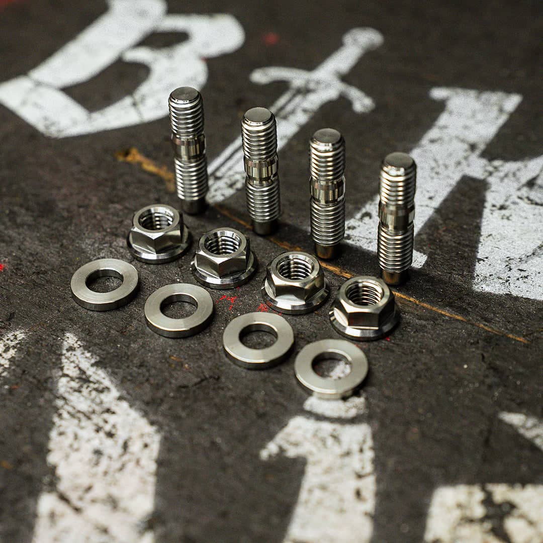 Kies-Motorsports Rvng RaceWorks Rvng Titanium Turbo To Manifold Stud,washer, and bolt Kit