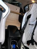 Kies-Motorsports SeatX G82 BMW M4 Rear Seat Delete (2020+) Plain+ Alcantara Leather or Suede +200 USD
