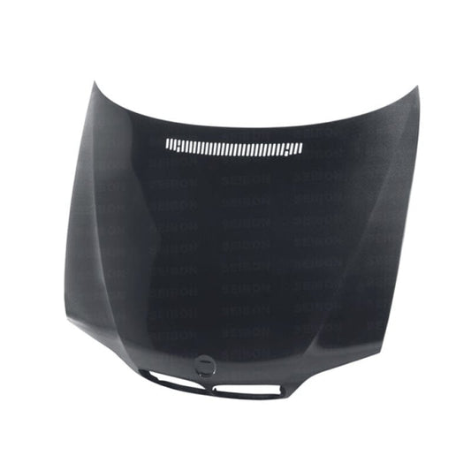 Kies-Motorsports Seibon Seibon 02-05 BMW 3 Series 4dr E46 (Manuf Date 7/02-7/06 Models Only) OEM-Style Carbon Fiber Hood