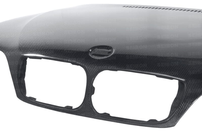 Kies-Motorsports Seibon Seibon 02-05 BMW 3 Series 4dr E46 (Manuf Date 7/02-7/06 Models Only) OEM-Style Carbon Fiber Hood