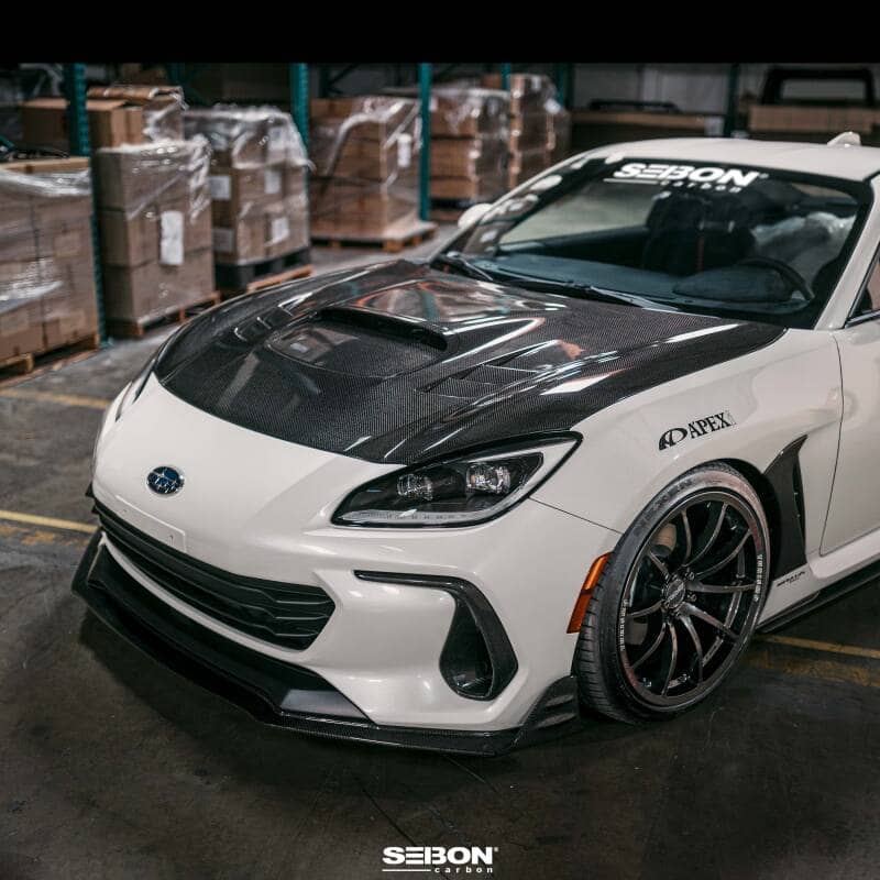 Kies-Motorsports Seibon Seibon 22-23 Subaru BRZ Carbon Fiber Front Bumper Duct