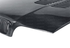 Kies-Motorsports Seibon Seibon 97-03 BMW 5 Series 4Dr (E39) GTR-Style Carbon Fiber Hood