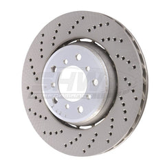 Kies-Motorsports SHW Performance SHW 01-06 BMW M3 3.2L Left Front Drilled Lightweight Brake Rotor (European Model) (34112282801)