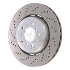 Kies-Motorsports SHW Performance SHW 05-06 BMW M3 3.2L Left Front Cross-Drilled Lightweight Brake Rotor (34112282445)