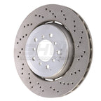 Kies-Motorsports SHW Performance SHW 05-06 BMW M3 3.2L Right Front Cross-Drilled Lightweight Brake Rotor (34112282446)