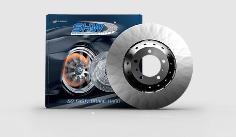 Kies-Motorsports SHW Performance SHW 08-10 Porsche Cayenne Turbo 4.8L Right Front Smooth Lightweight Brake Rotor (958615302)