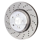 Kies-Motorsports SHW Performance SHW 08-13 BMW M3 4.0L Left Rear Cross-Drilled Lightweight Brake Rotor (34212283803)