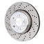 Kies-Motorsports SHW Performance SHW 08-13 BMW M3 4.0L Left Rear Cross-Drilled Lightweight Brake Rotor (34212283803)