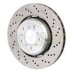 Kies-Motorsports SHW Performance SHW 08-13 BMW M3 4.0L Right Front Cross-Drilled Lightweight Brake Rotor (34112283802)