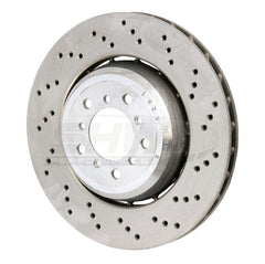 Kies-Motorsports SHW Performance SHW 08-13 BMW M3 4.0L Right Front Cross-Drilled Lightweight Brake Rotor (34112283802)