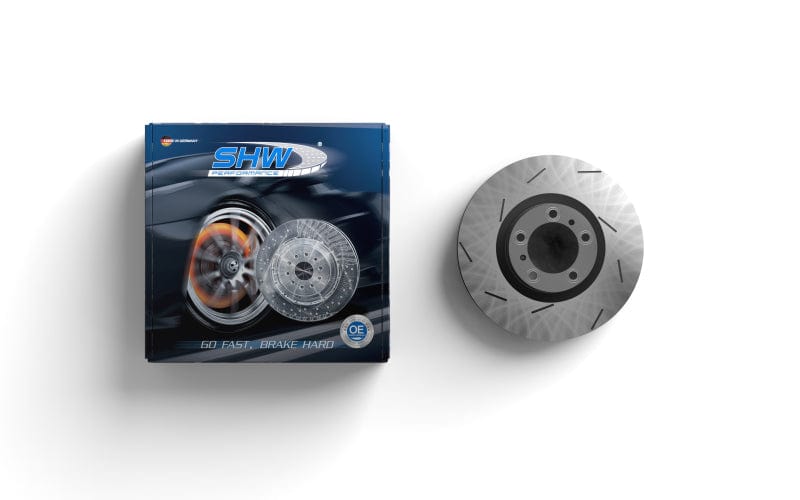 Kies-Motorsports SHW Performance SHW 10-13 Porsche Panamera Turbo S 4.8L w/X80 Power Pkg Left Rear Slott MB Brake Rotor (97035240520)