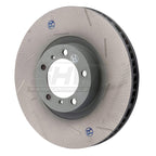 Kies-Motorsports SHW Performance SHW 11-16 Porsche Panamera 4 3.6L w/o Ceramics Right Front Slotted Monobloc Brake Rotor (298615302B)