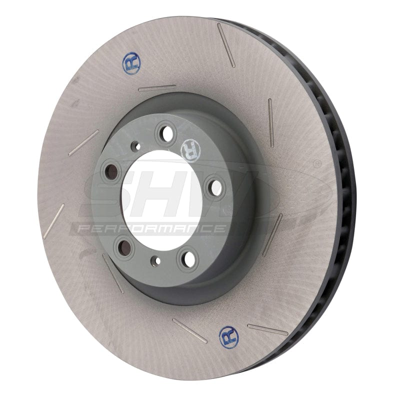 Kies-Motorsports SHW Performance SHW 11-16 Porsche Panamera 4 3.6L w/o Ceramics Right Front Slotted Monobloc Brake Rotor (298615302B)