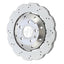 Kies-Motorsports SHW Performance SHW 13-15 Audi RS5 4.2L Rear Drilled-Dimpled Lightweight Wavy Brake Rotor (8T0615601A)