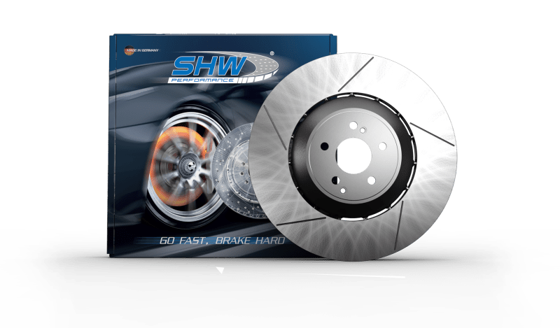 Kies-Motorsports SHW Performance SHW 13-16 Porsche Panamera GTS w/o Ceramics Right Front Slotted Lightweight Brake Rotor (298615302C)