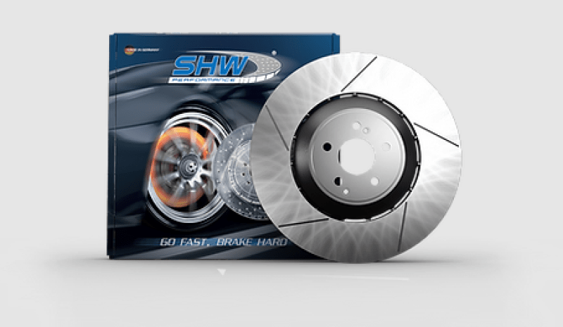 Kies-Motorsports SHW Performance SHW 13-16 Porsche Panamera GTS w/o Ceramics Right Front Slotted Lightweight Brake Rotor (298615302C)