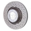 Kies-Motorsports SHW Performance SHW 14-19 Porsche 911 Turbo 3.8L w/o Ceramics Left Rear Drilled-Dimpled LW Brake Rotor (99135240703)