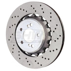 Kies-Motorsports SHW Performance SHW 15-18 BMW M3 3.0L Right Rear Cross-Drilled Lightweight Brake Rotor (34212284812)