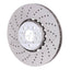 Kies-Motorsports SHW Performance SHW 15-18 BMW X5 M 4.4L Left Front Cross-Drilled Lightweight Brake Rotor (34112284901)