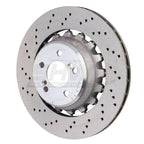 Kies-Motorsports SHW Performance SHW 15-18 BMW X5 M 4.4L Left Rear Cross-Drilled Lightweight Brake Rotor (34212284903)