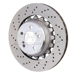 Kies-Motorsports SHW Performance SHW 15-18 BMW X5 M 4.4L Left Rear Cross-Drilled Lightweight Brake Rotor (34212284903)