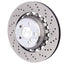 Kies-Motorsports SHW Performance SHW 15-18 BMW X5 M 4.4L Right Rear Cross-Drilled Lightweight Brake Rotor (34212284904)