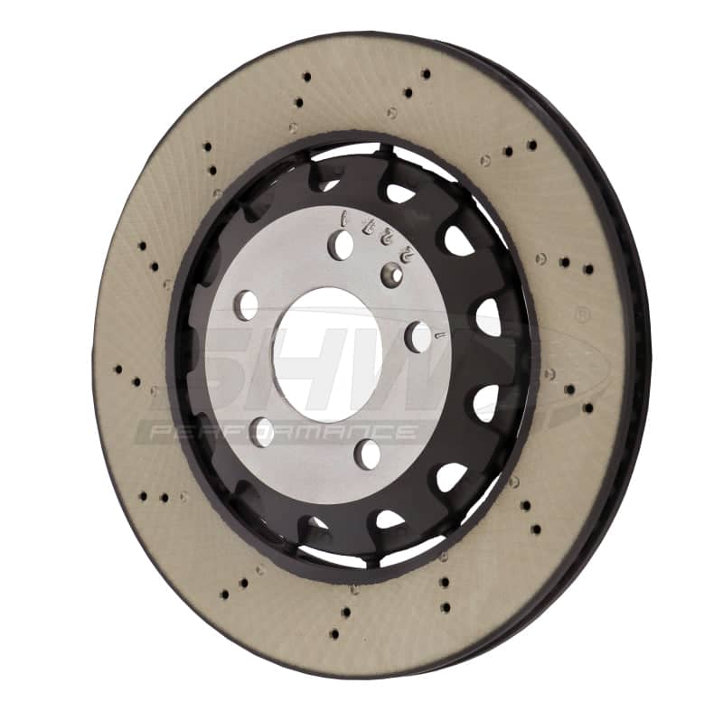 Kies-Motorsports SHW Performance SHW 18-20 Audi RS5 2.9L (Excl Ceramic Brakes) Rear Smooth Lightweight Brake Rotor (8W0615601G)