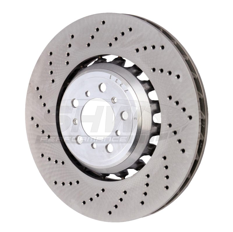 Kies-Motorsports SHW Performance SHW 19-21 BMW M2 Competition 3.0L w/o Ceramic Brakes Left Front Drilled LW Brake Rotor (34118072017)