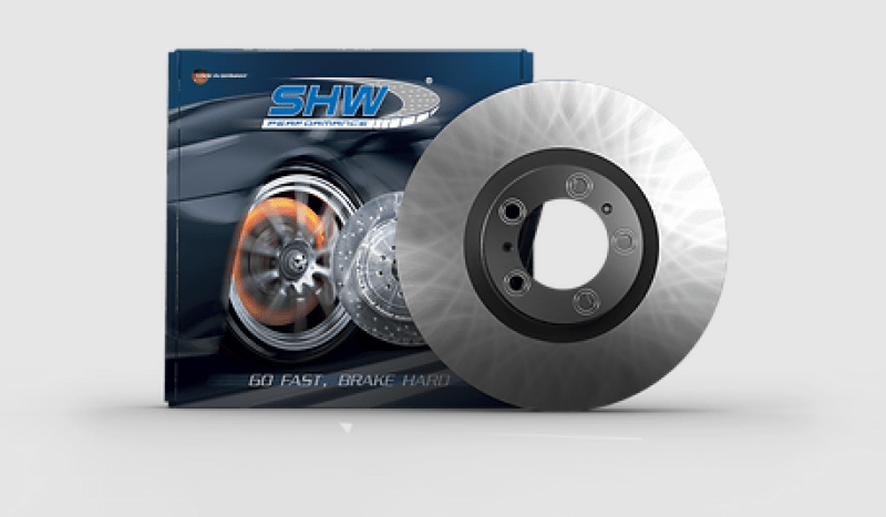 Kies-Motorsports SHW Performance SHW 19-21 Porsche Macan S 3.0L Left Front Smooth Monobloc Brake Rotor (95B615301AA)