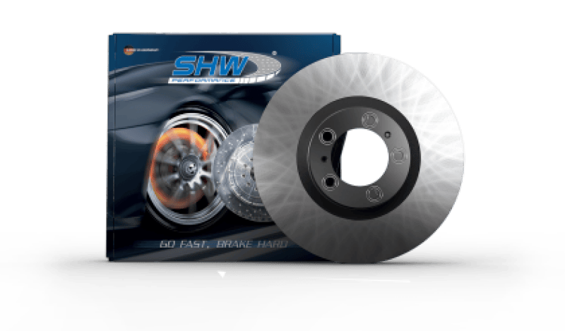Kies-Motorsports SHW Performance SHW 19-23 Porsche Cayenne S Left Front Smooth Monobloc Brake Rotor (9Y0615301A)