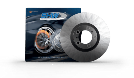 Kies-Motorsports SHW Performance SHW 19-23 Porsche Cayenne S Right Front Smooth Monobloc Brake Rotor (9Y0615302A)