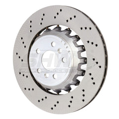 Kies-Motorsports SHW Performance SHW 20-21 BMW X3 M 3.0L Left Rear Cross-Drilled Lightweight Brake Rotor (34118054827)