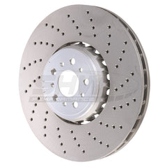 Kies-Motorsports SHW Performance SHW 20-21 BMW X3 M 3.0L Right Front Cross-Drilled Lightweight Brake Rotor (34118054826)