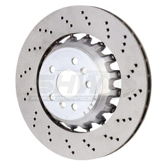 Kies-Motorsports SHW Performance SHW 20-21 BMW X3 M 3.0L Right Rear Cross-Drilled Lightweight Brake Rotor (34118054828)