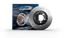 Kies-Motorsports SHW Performance SHW 20-21 Porsche 718 Cayman GT4 4.0L Left Rear Drilled-Dimp Lightweight Brake Rotor (98135240781)