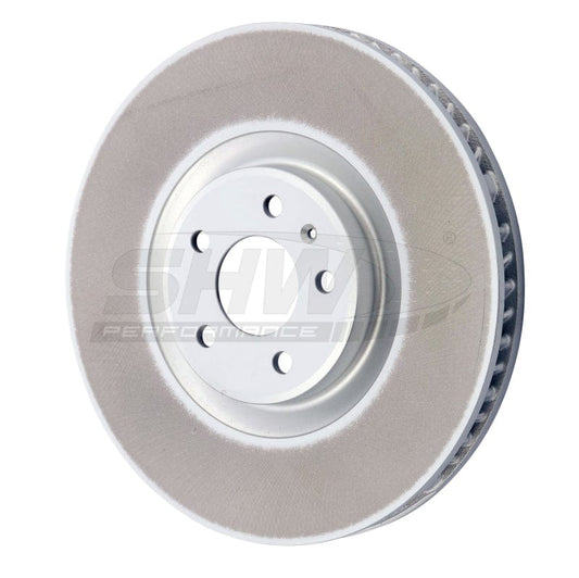 Kies-Motorsports SHW Performance SHW 20-21 Porsche Macan GTS 2.9L Right Front Smooth Monobloc Brake Rotor (95B615302AA)