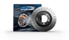 Kies-Motorsports SHW Performance SHW 2016 Porsche Boxster Spyder w/o Ceramics Right Rear Cross-Drilled MB Brake Rotor (98135240400)
