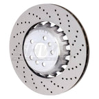 Kies-Motorsports SHW Performance SHW 2020 BMW X5 M 4.4L Right Rear Cross-Drilled Lightweight Brake Rotor (34208074286)