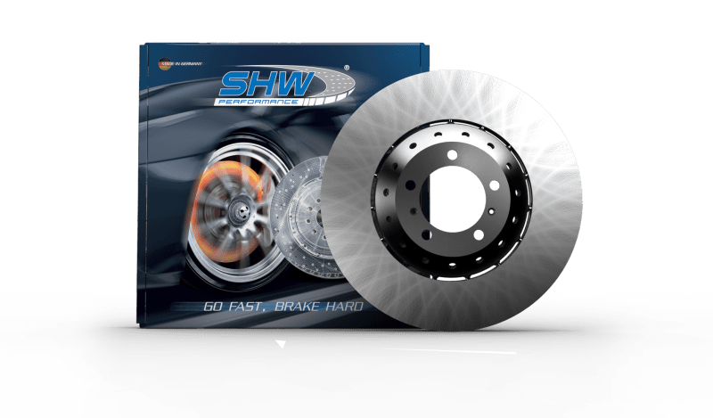 Kies-Motorsports SHW Performance SHW 2021 Porsche Cayenne GTS 4.0L w/19in Wheel/NAO Pads Right Frt Smooth LW Brake Rotor (9Y0615302Q)