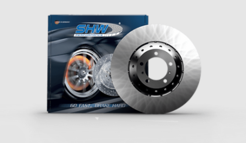 Kies-Motorsports SHW Performance SHW 2021 Porsche Cayenne GTS 4.0L w/19in Wheel/NAO Pads Right Frt Smooth LW Brake Rotor (9Y0615302Q)