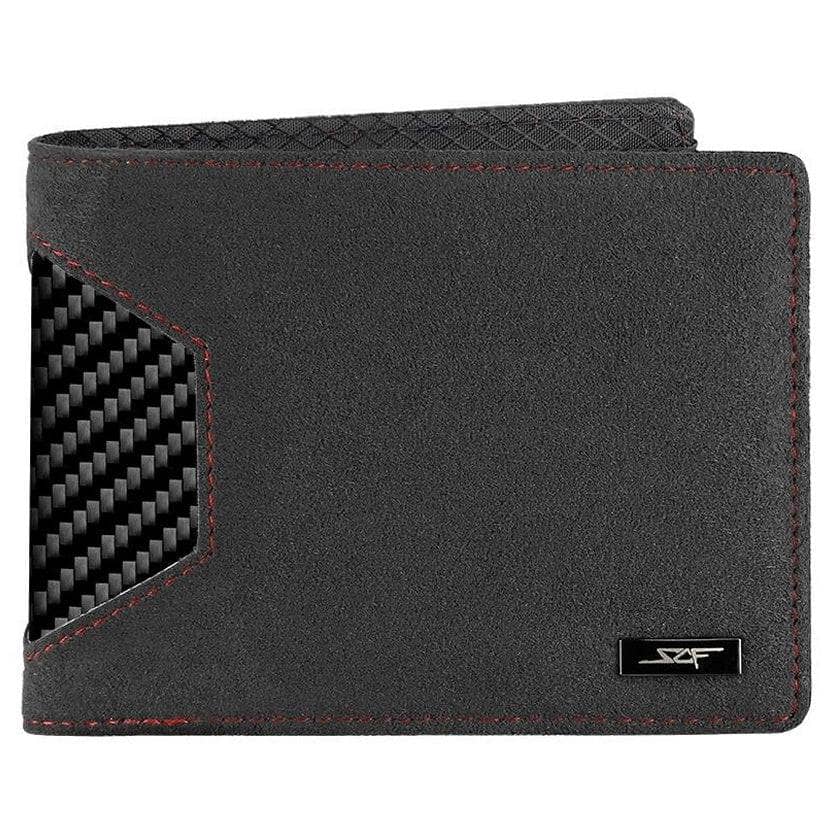 Kies-Motorsports Simply Carbon Fiber Alcantara & Carbon Fiber Bi-Fold Wallet Main image