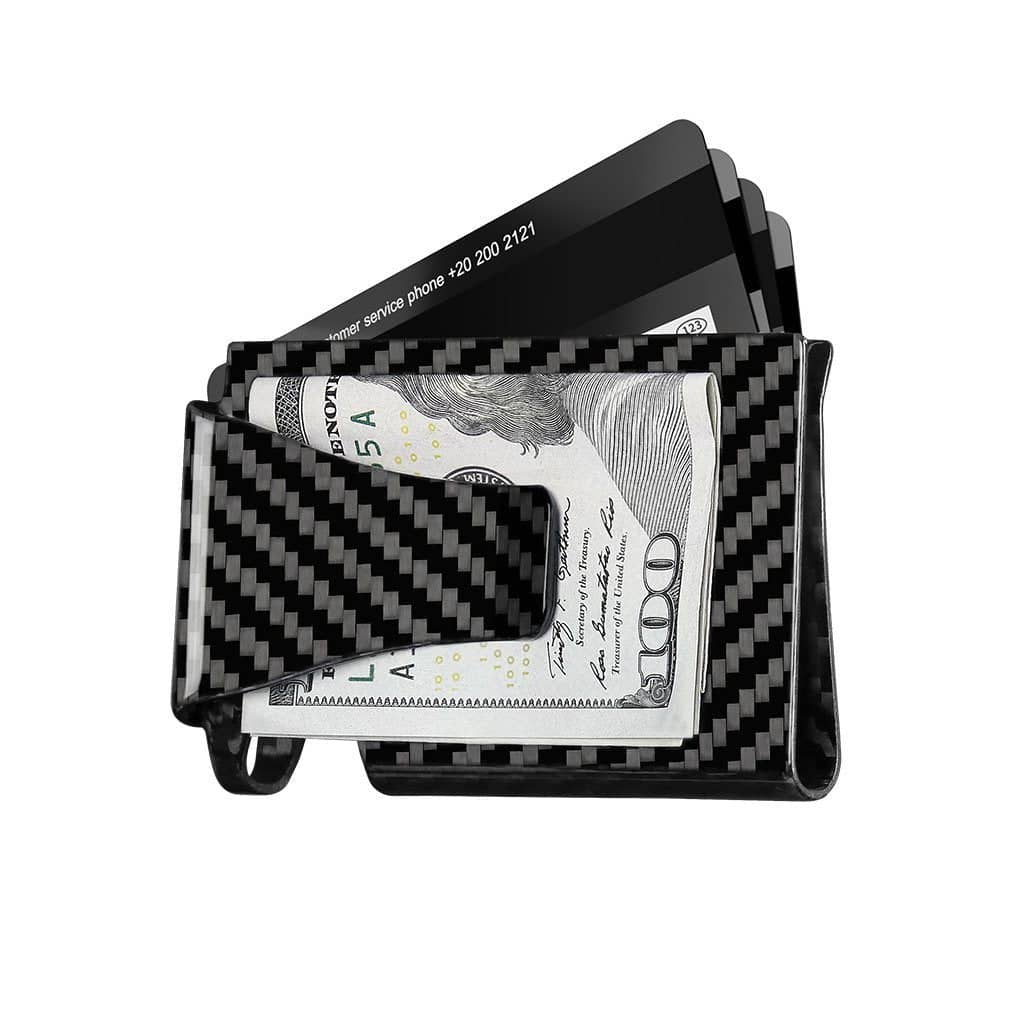 Kies-Motorsports Simply Carbon Fiber Carbon Fiber Cash & Card Slim Wallet