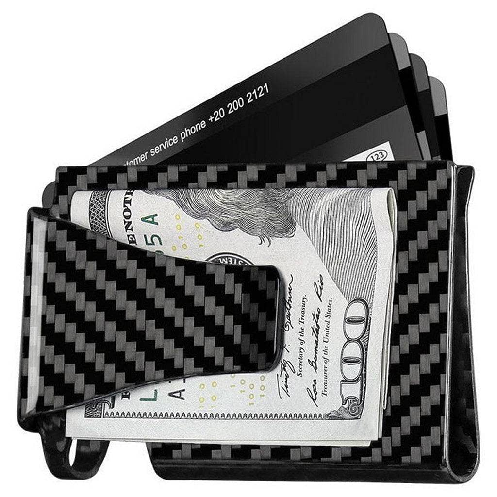 Kies-Motorsports Simply Carbon Fiber Carbon Fiber Cash & Card Slim Wallet